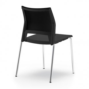 Plastic chair Gaius, with mesh