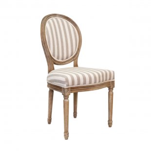 Miro pinstripe chair