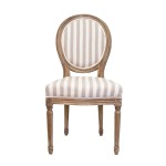 Miro pinstripe chair