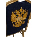Chair Hit 25mm with armrests with embroidery - coat of arms of the Russian Federation Chair Hit 25mm with armrests with embroidery - coat of arms of the Russian Federation