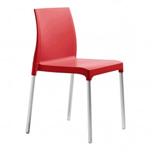 Plastic chair Chloe Chair Mon Amour, red