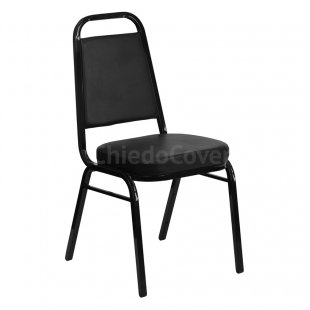 Chair Denver 20mm - black, leatherette black