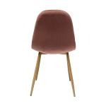 Valencia chair, velvet, pink