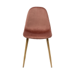 Valencia chair, velvet, pink
