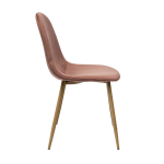 Valencia chair, velvet, pink