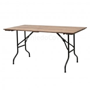 Table Leader 2, outdoor, made of slats