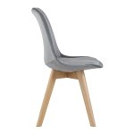 Frankfurt chair gray velor