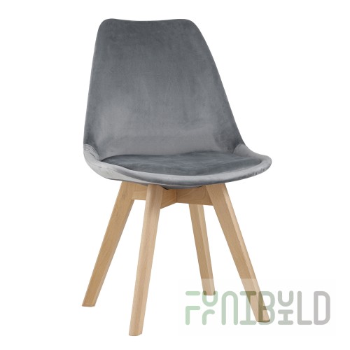 Frankfurt chair gray velor