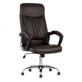 TopChairs Tower Executive Chair Brown