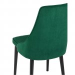 Chair Largo velour matte green