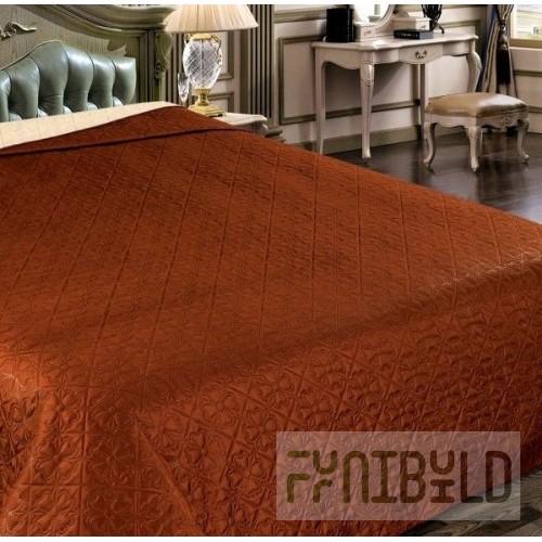 Polyester-ultrastep bedspread, single-color