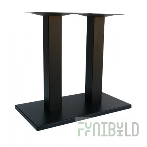 Metal table base Quadro Duo