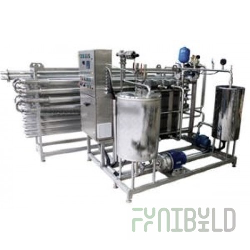 Combined pasteurization and cooling units with a capacity of 10,000 l/h