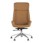 TopChairs Crown Executive Chair, Brown