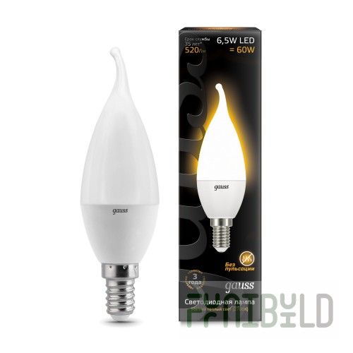 Lamp (LED) LED Gauss 6.5W Candle