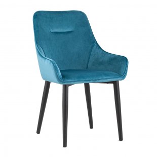 Chair Diana velour dark turquoise