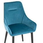 Chair Diana velour dark turquoise Chair Diana velour dark turquoise