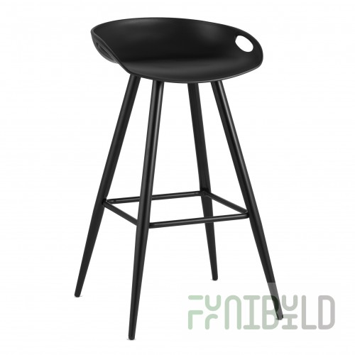 Flash bar stool black