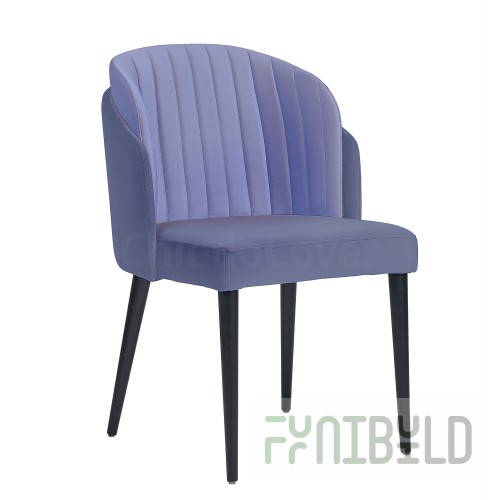 Half-chair Lily, blue-violet