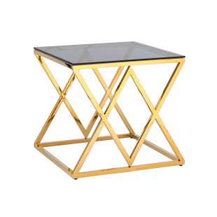 Coffee table Insignia 55 x 55 gold
