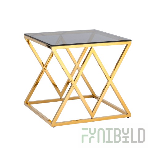 Coffee table Insignia 55 x 55 gold