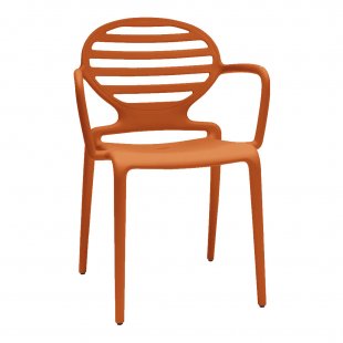 Plastic chair Cokka, orange