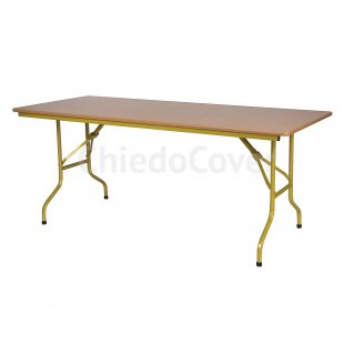 Table Leader 2, walnut, frame - gold