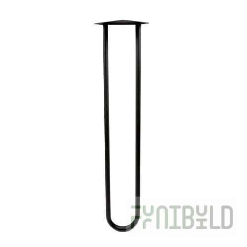 Hairpin leg for table loft black 71 cm