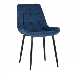 Chair Flex velor blue
