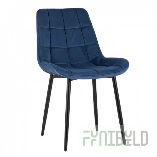 Chair Flex velor blue