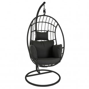 Hanging chair Palo black