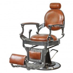 Barber Richard men's chair, painted metal frame