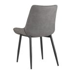 Chair Nevada, eco-leather, gray