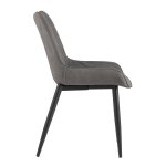 Chair Nevada, eco-leather, gray