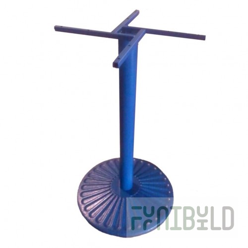 Cast iron table base 1010 blue