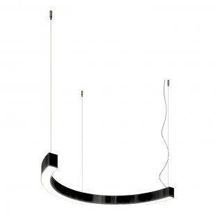 Pendant lamp Steria semicircle