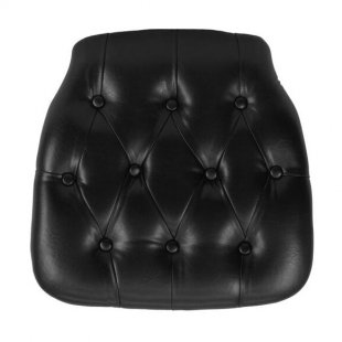 Chair Cushion Chiavari Vinyl Black