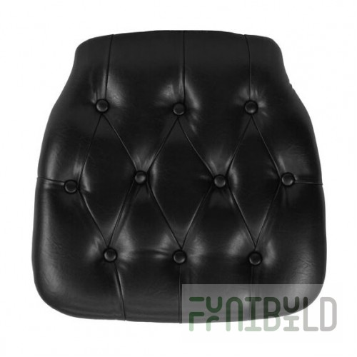 Chair Cushion Chiavari Vinyl Black