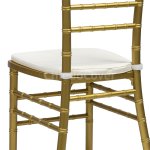 Chiavari chair wooden with cushion, Gold Chiavari chair wooden with cushion, Gold