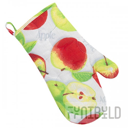 Potholder Mitten Apple Treat