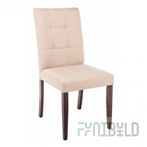 Chair Madina dark walnut/cream