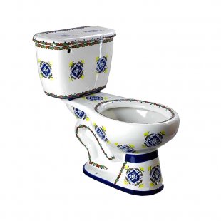 Toilet Talavera Guadalajara Mexican