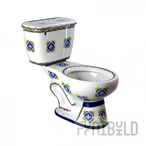 Toilet Talavera Guadalajara Mexican