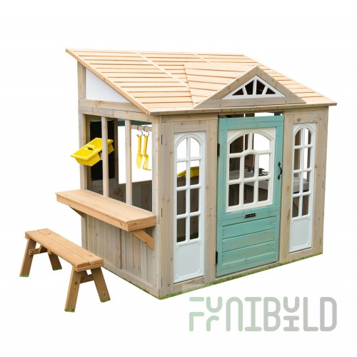 Play Country House with Kitchen with Garden Tools