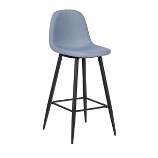 Bar stool Valencia, sky blue