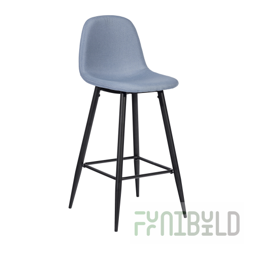 Bar stool Valencia, sky blue