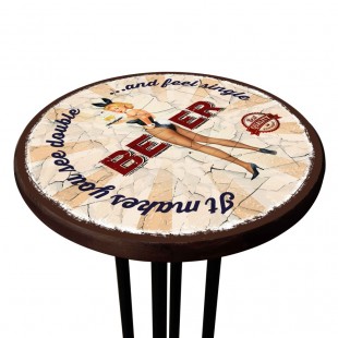 Beer Print Table