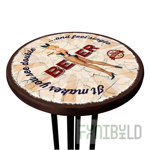 Beer Print Table