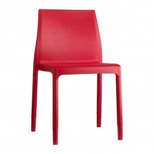 Plastic chair Chloe Trend Chair Mon Amour, red