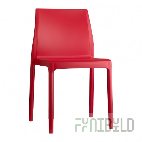 Plastic chair Chloe Trend Chair Mon Amour, red